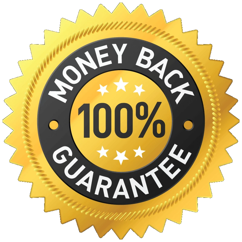 NeuroPillow 30-Day 100% No-Risk Money Back Guarantee official seal